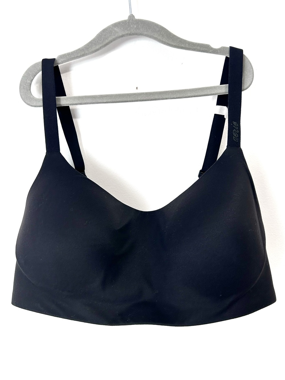 Aerie Smoothez Bra Wireless Black Size Women’s Medium